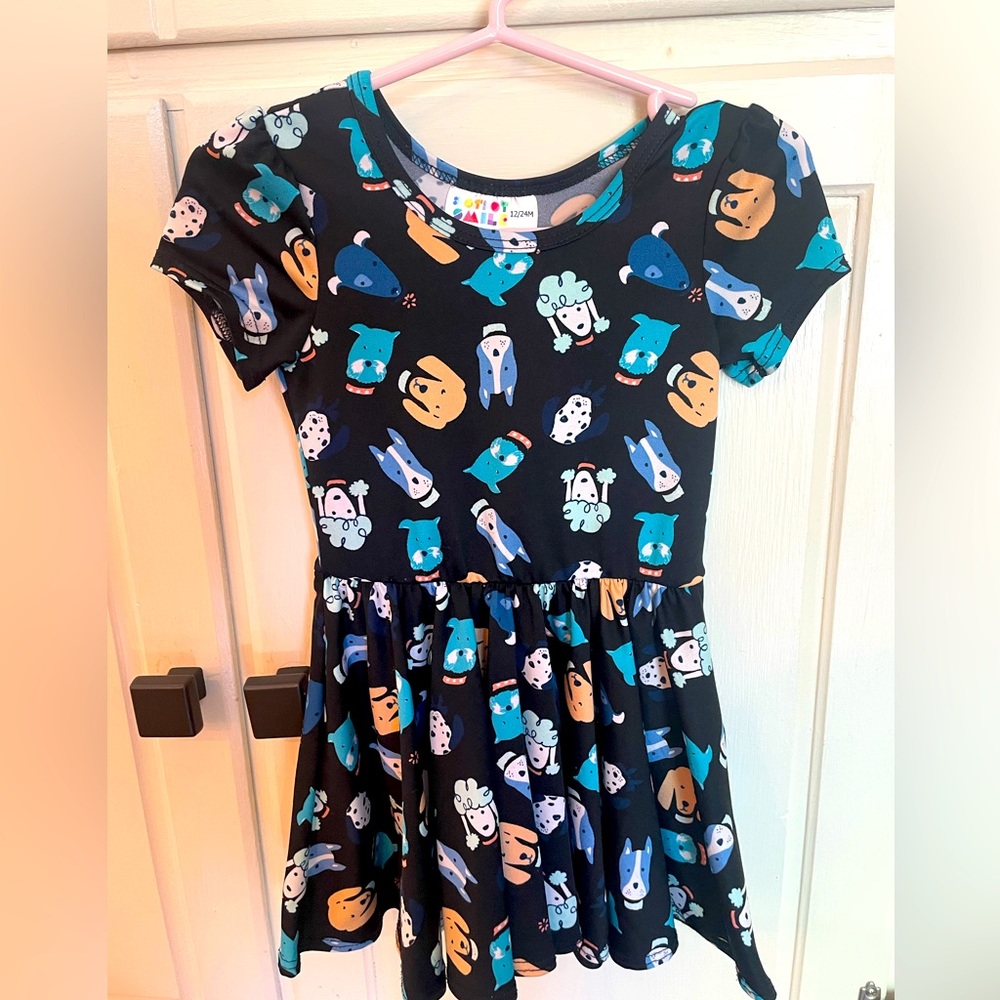 Dot dot smile doggie dress